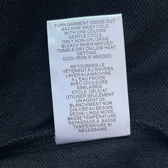 NWT Como Blu Black & White T-Shirt Dress with Flutter Tie Sleeves - Size Large - Picture 8 of 10